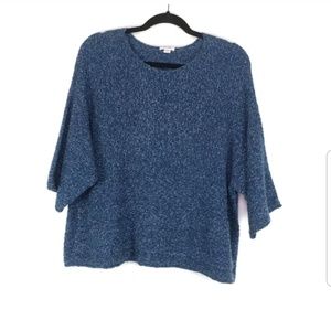 J Jill Pure Jill  Pullover Crochet Sweater Top